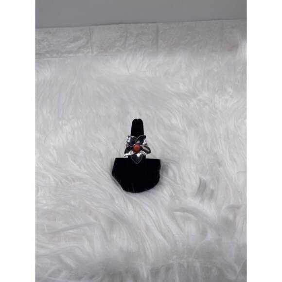 Paparazzi Jewerly- Ask For Flowers Orange Ring- Item 88 - Picture 2 of 7